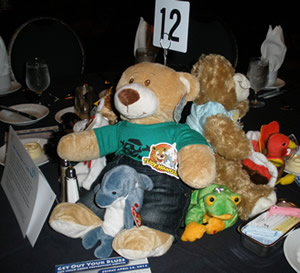 Central Florida's Next Big Star Table With Teddy Bears